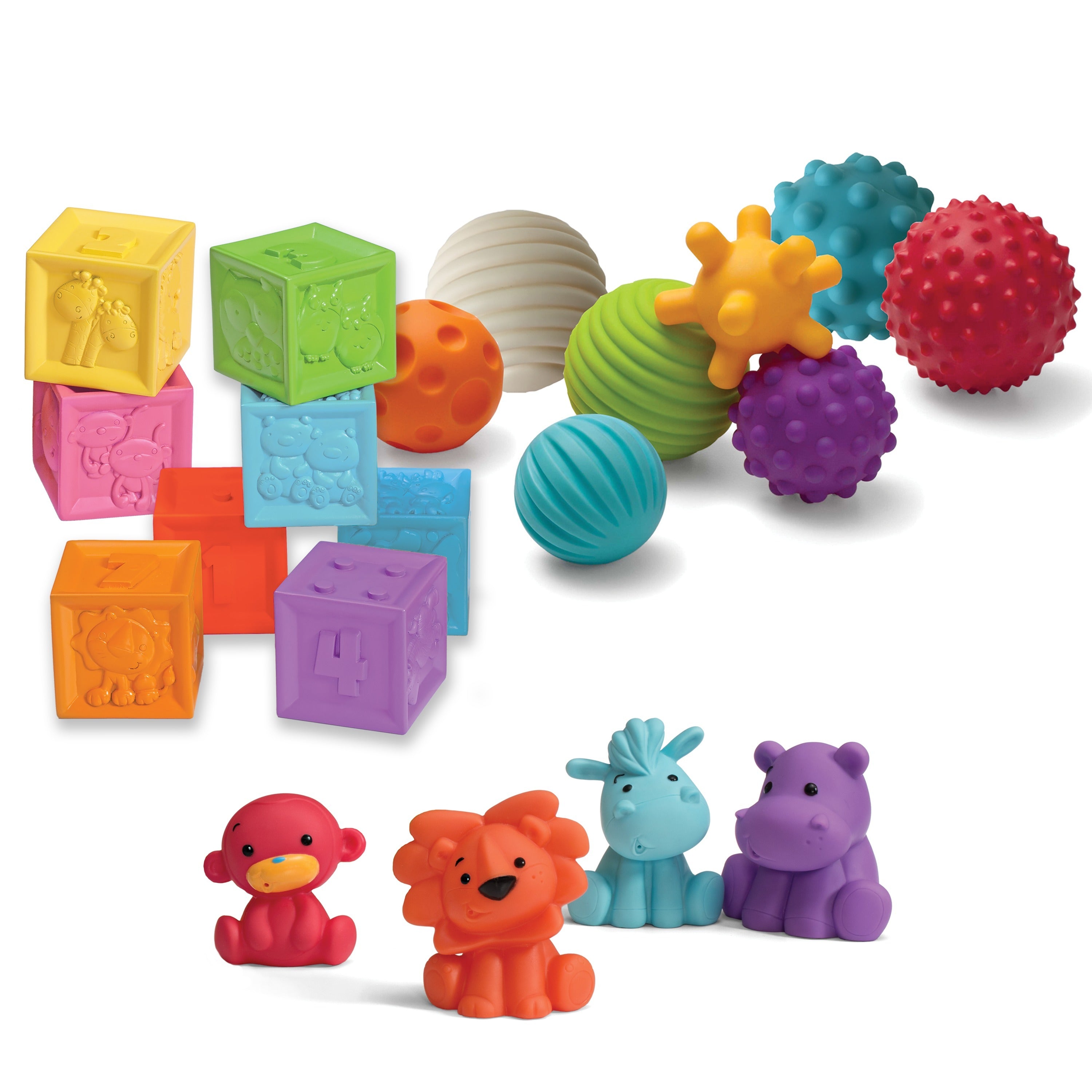 infantino gaga balls blocks & buddies