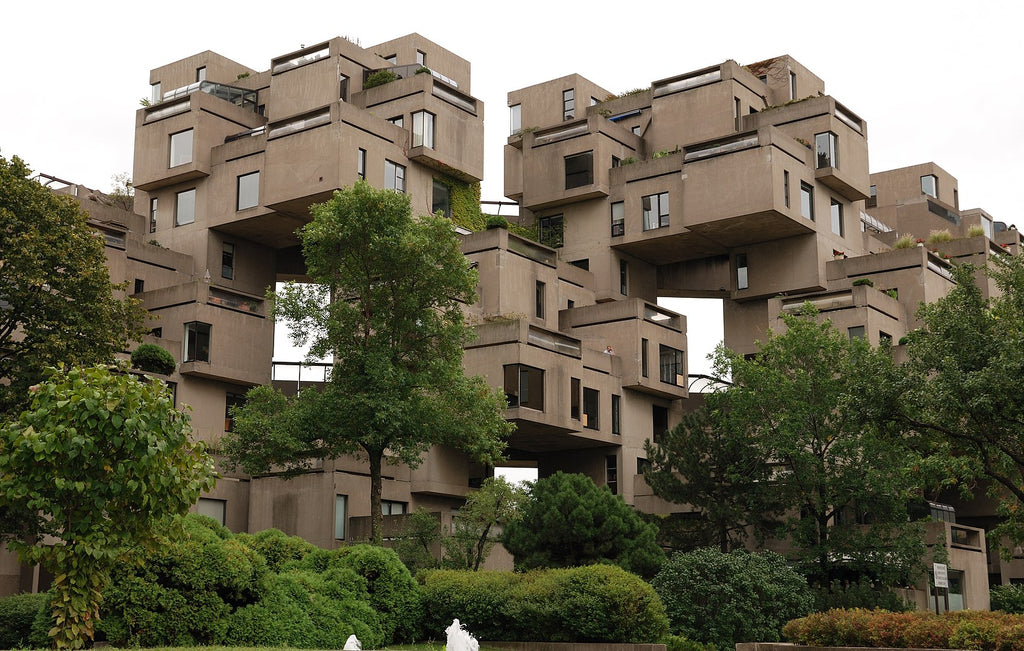 Habitat 67 as an example of eco-brutalism