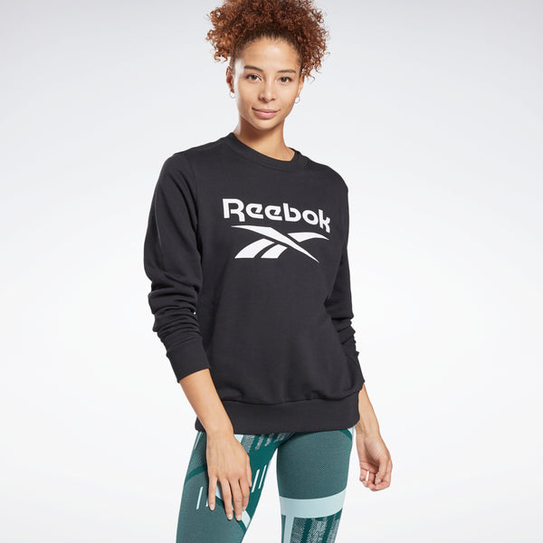 Persistencia instante contenido Reebok Identity Logo French Terry Crew Sweatshirt Black – Reebok Australia