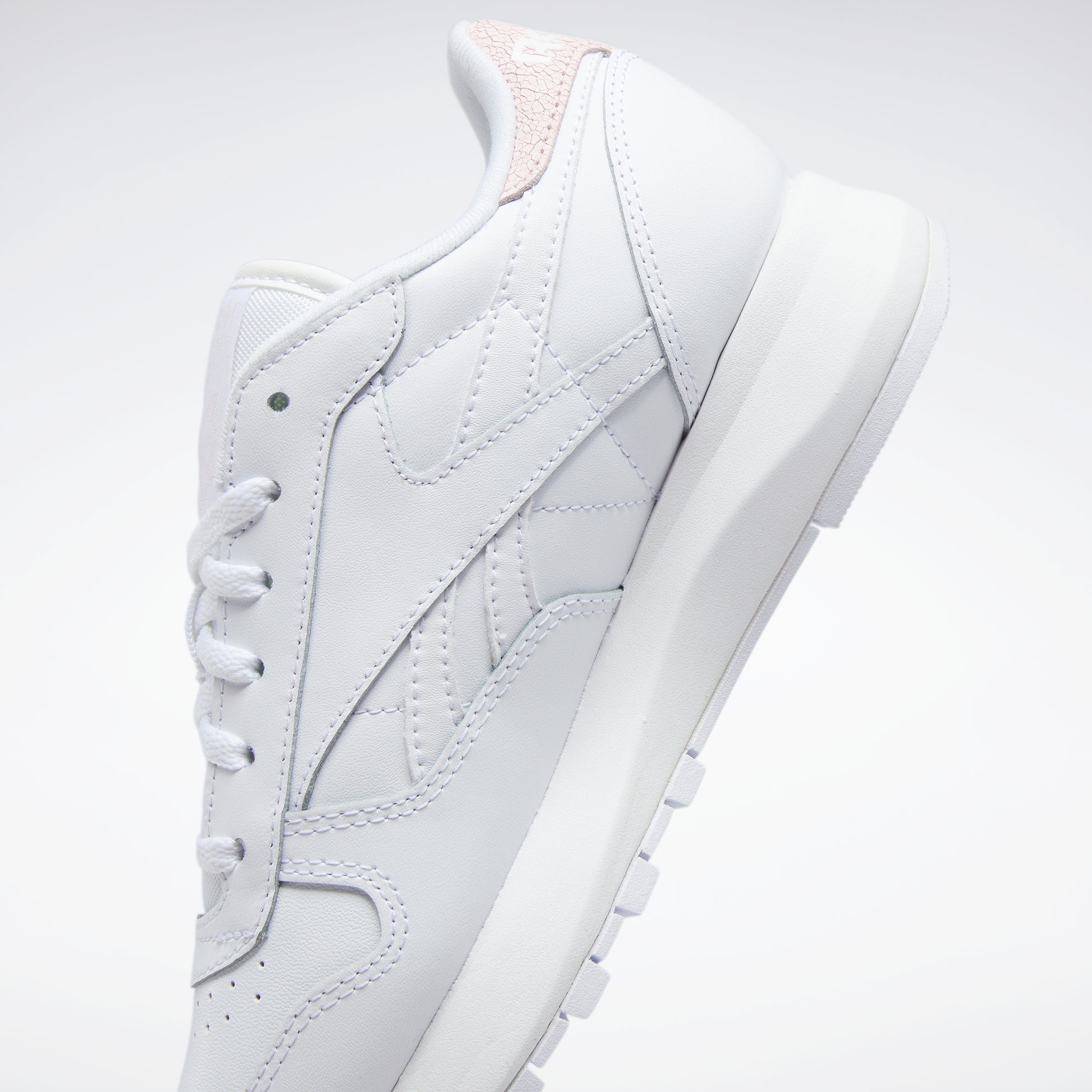 Leather Shoes White/White/Porcelain Pink – Australia