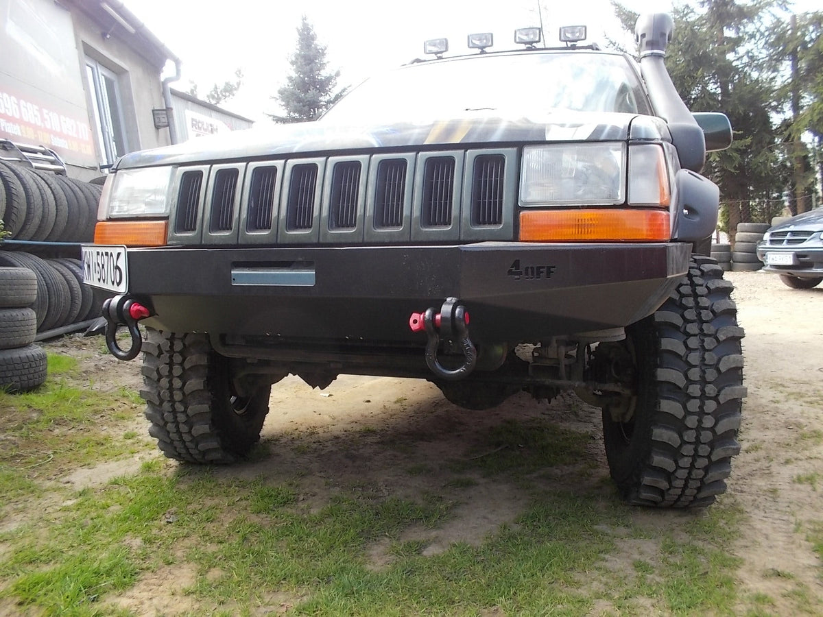 Jeep Grand Cherokee ZJ front winch steel bumper – Goliath Off Road