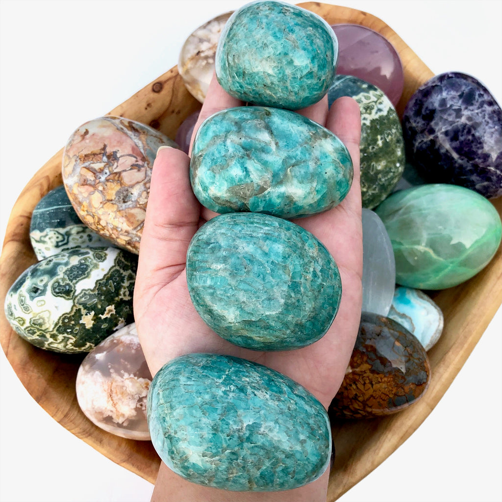 Ocean Jasper Palm Stones – ElevatedWisdom