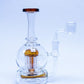 8 ''Amber Tsunami Glass concentrate Rig with Inline Diffuser