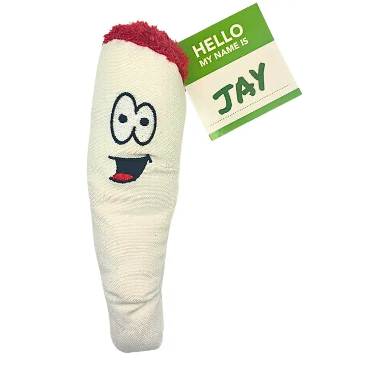 Jay the Joint, Cute Stuffed Dog Toy