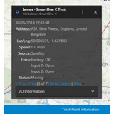 GTCTrack Track Point Info