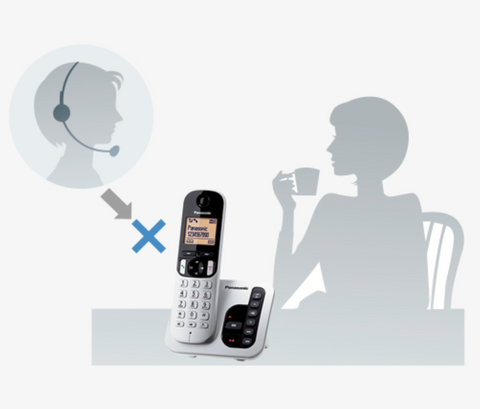 Panasonic DECT Cordless Phone with Digital Answering System |  KX-TGC220UE1