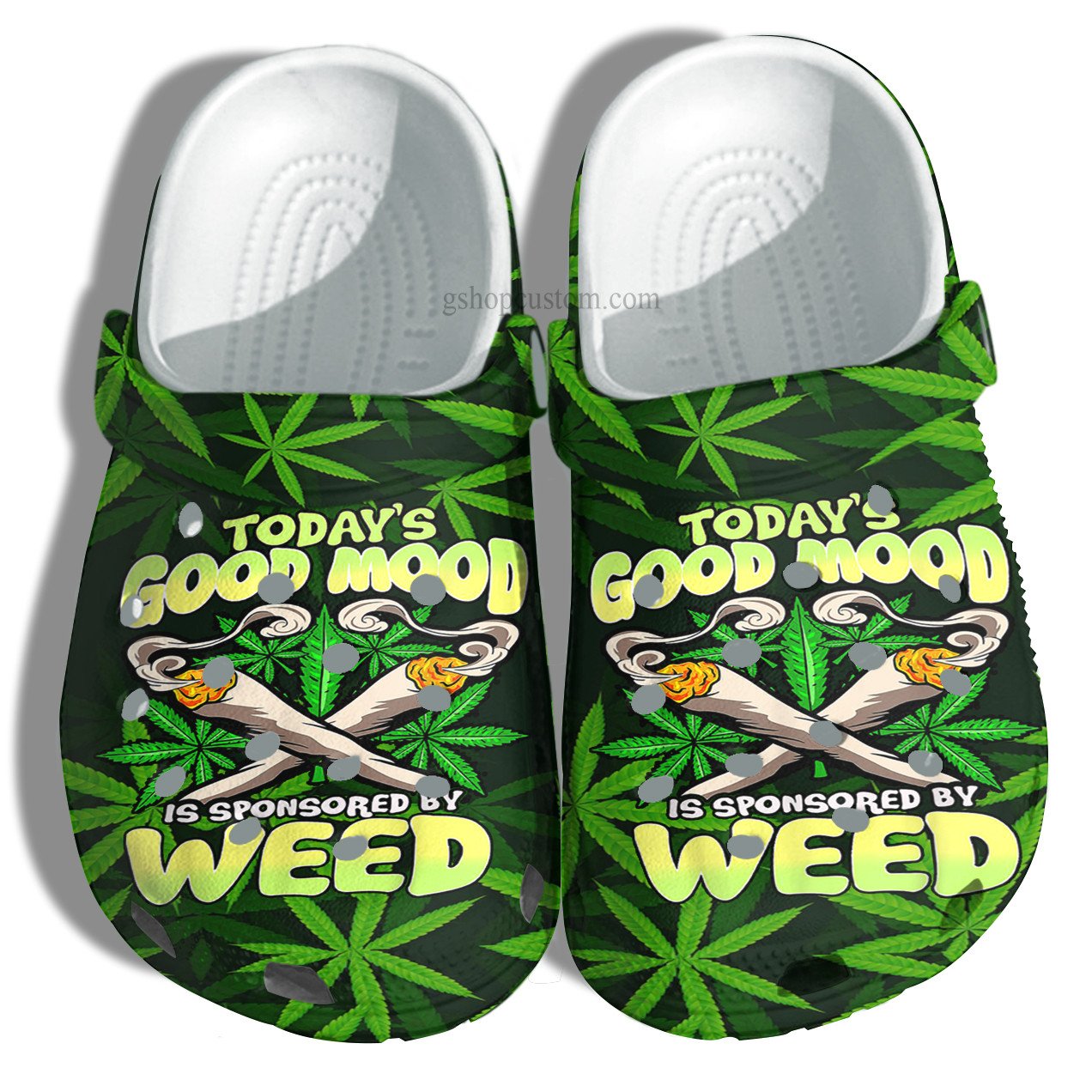 Good Mood Weed Funny Crocs Shoes - Hippie Smoke Weed Good Mood Shoes C –  Gigo Smart