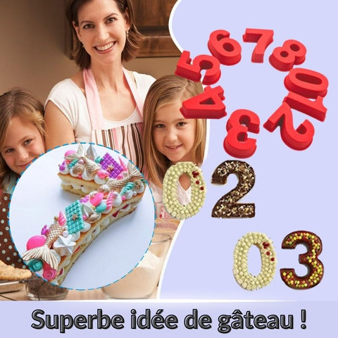 Moule chiffre pour Number cake  PatissNumber™ – MelCooking