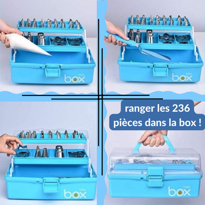 Ustensiles de pâtisserie Box complète de 236 pièces | ApprentiPatiss™