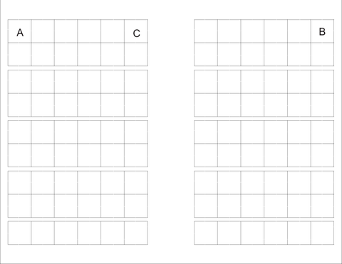 A preview image for a 0.75 inch counter sheet template.