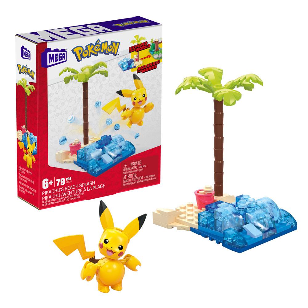 Pokémon Mega Construx Bauset Pikachu's Beach Splash