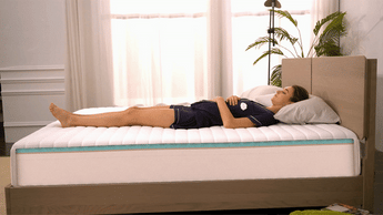 woman sleeps comfortably on a foam mattress from lazycat australia