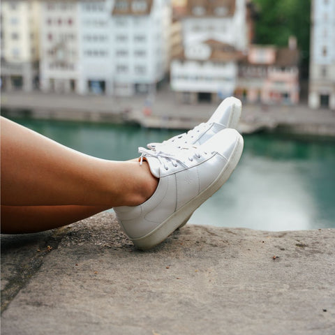 Joyasol Paisley Sneakers in White