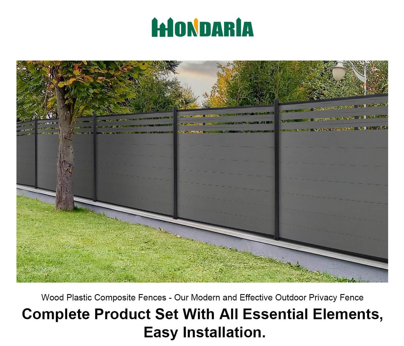 6 ft. H x 6 ft. W x 0.8 in composite privacy fence panels AM101985