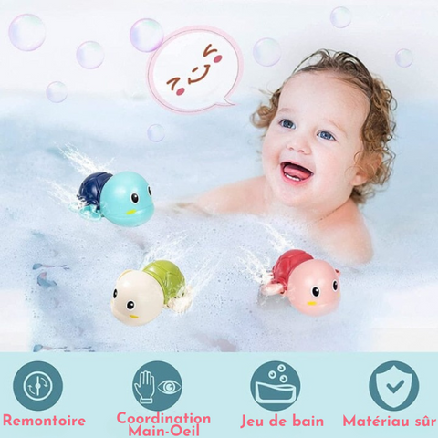 Jouet de bain bébé tortue – Entre Bébé et Moi