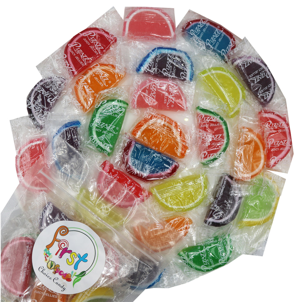 Assorted Jelly Fruit Slice Gummy Candy Individually Wrapped Fccandy 8783