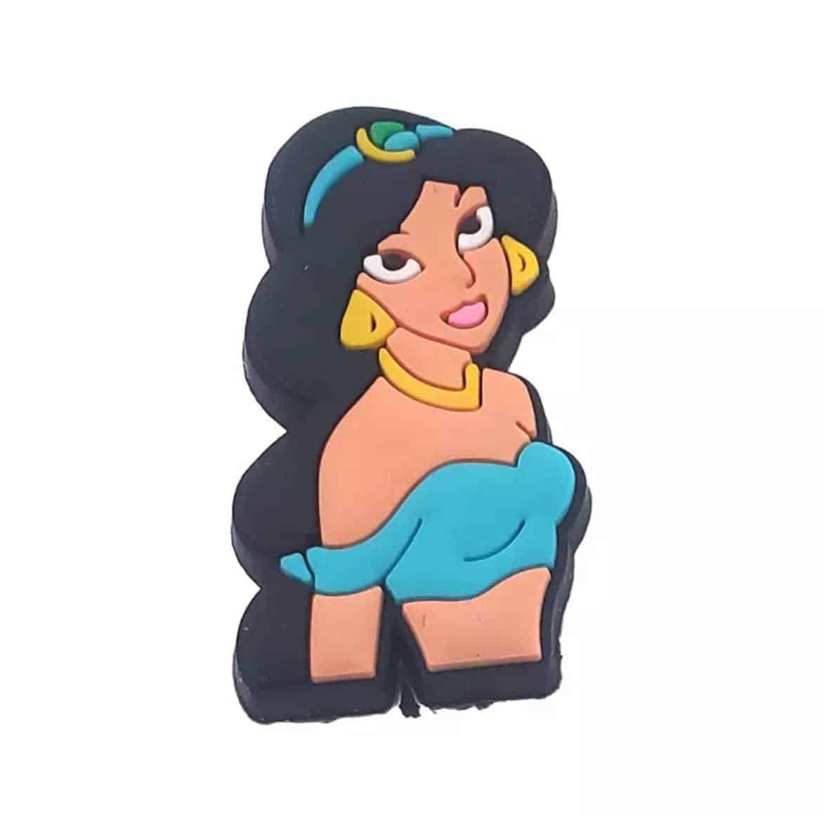 Jasmine from Aladdin Croc Charm | Kick Charm