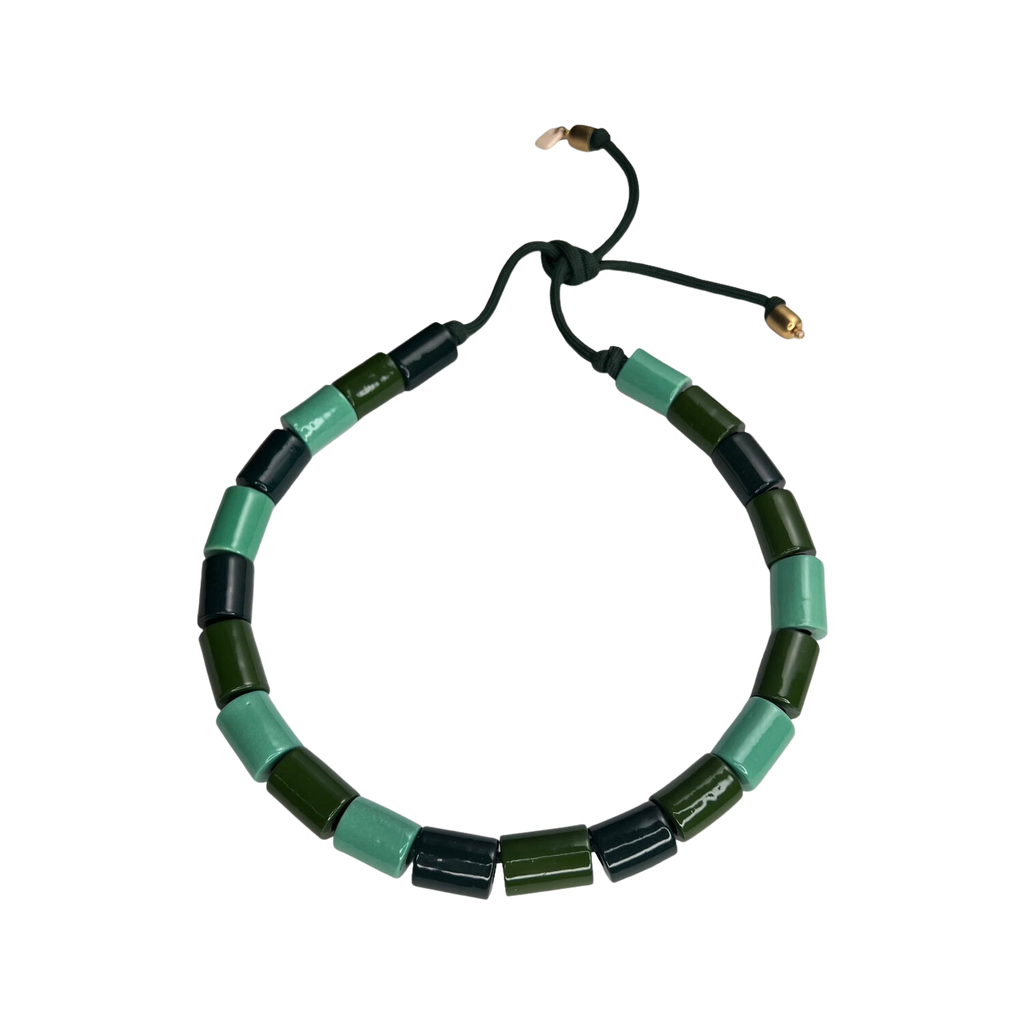 Ceramic Small Bead Necklace – LongHouse Reserve
