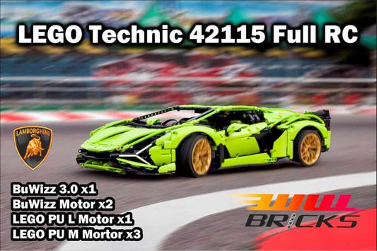 LEGO Technic 42083 Bugatti Chiron with BuWizz 3.0 and BuWizz motor | WW Bricks Studio Official Store