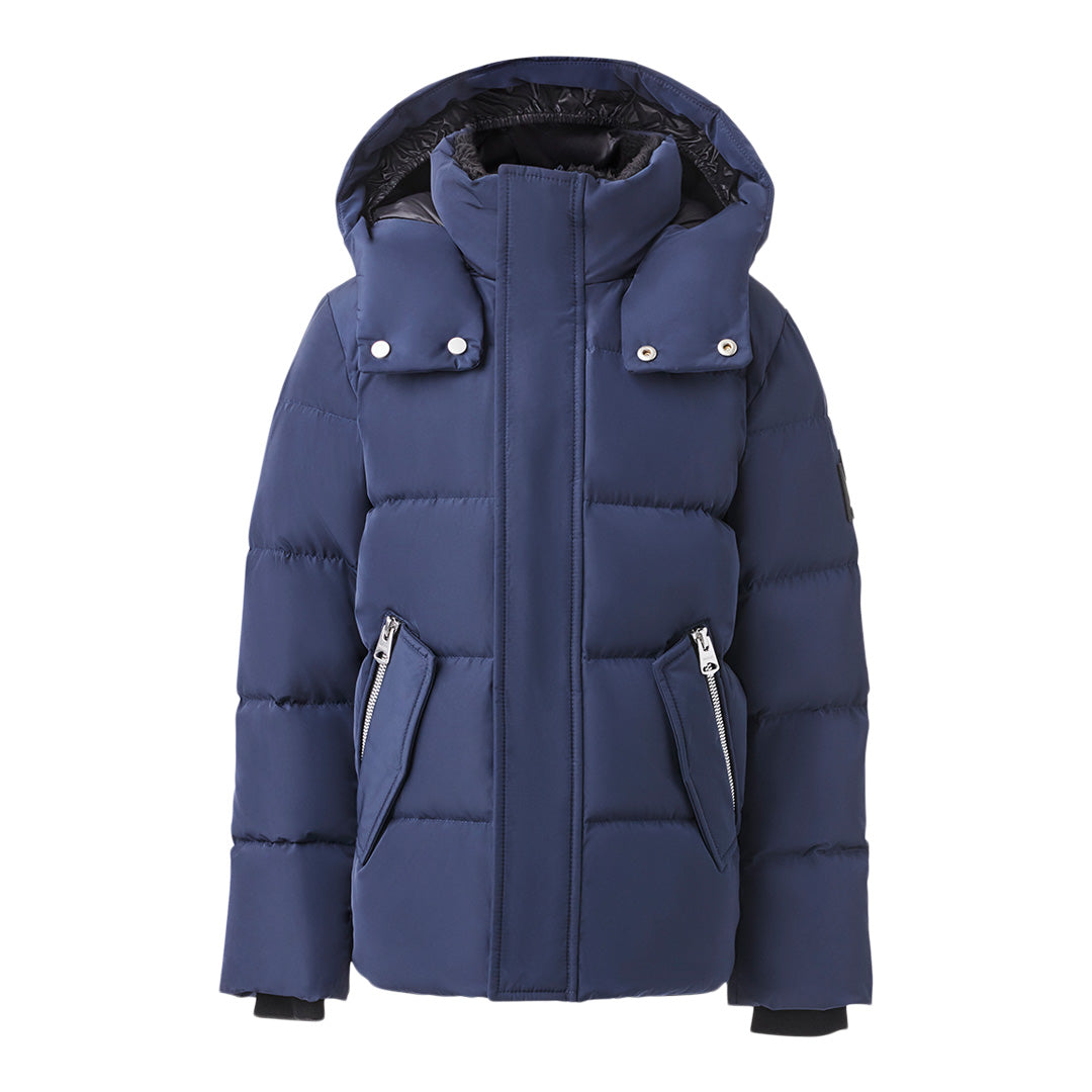 Mackage Hudson Nano Down Jacket With Removable Hood For Kids (8-14 Years) Navy, Size: