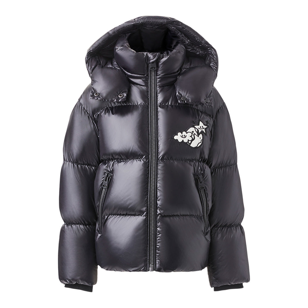 Mackage Jesse-ml Lightweight Down Jacket With Collab Logo And Graphics For Kids (8-14 Years) Size: