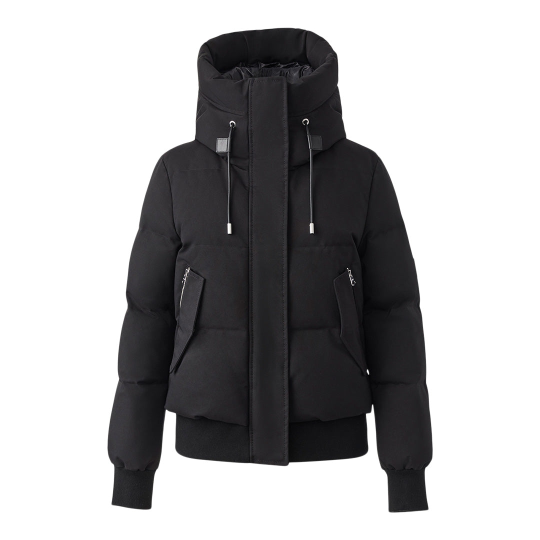 Mackage Nefi-nf Nordich Tech Down Jacket With Hood Black, Size: