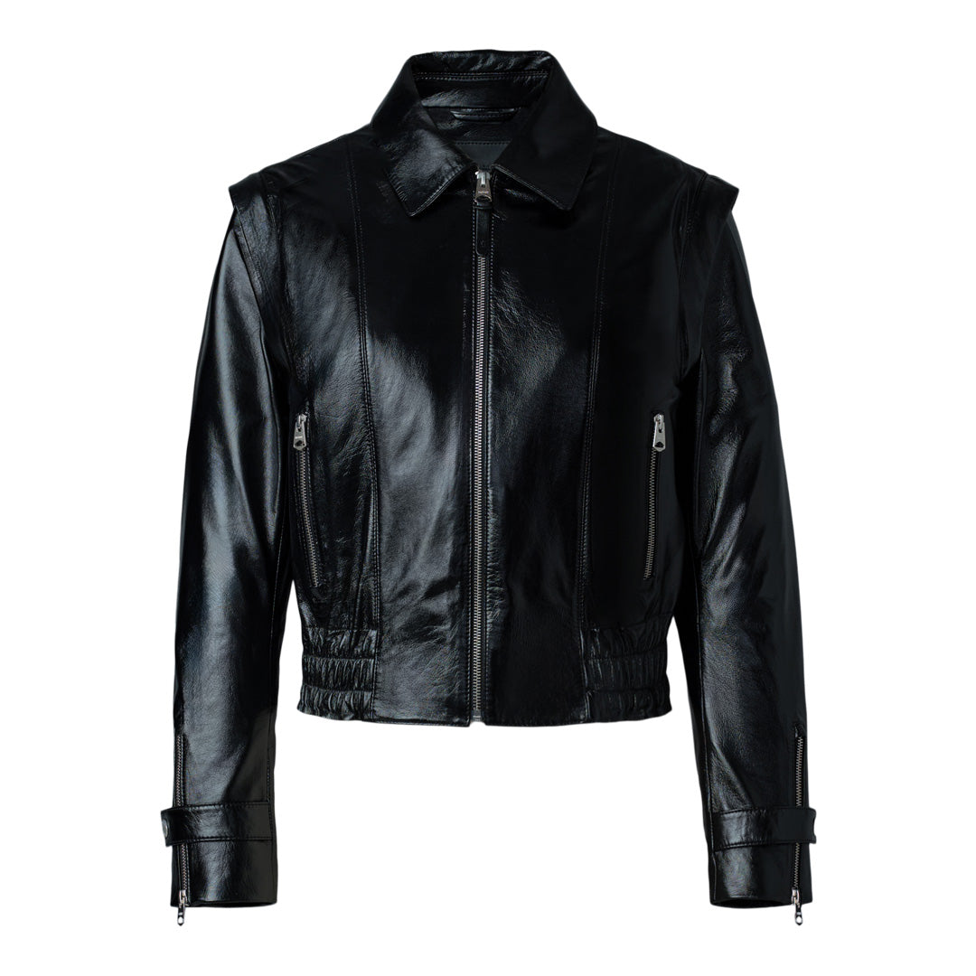 Mackage Amoree 2-in-1 Panelled Leather Jacket Size:
