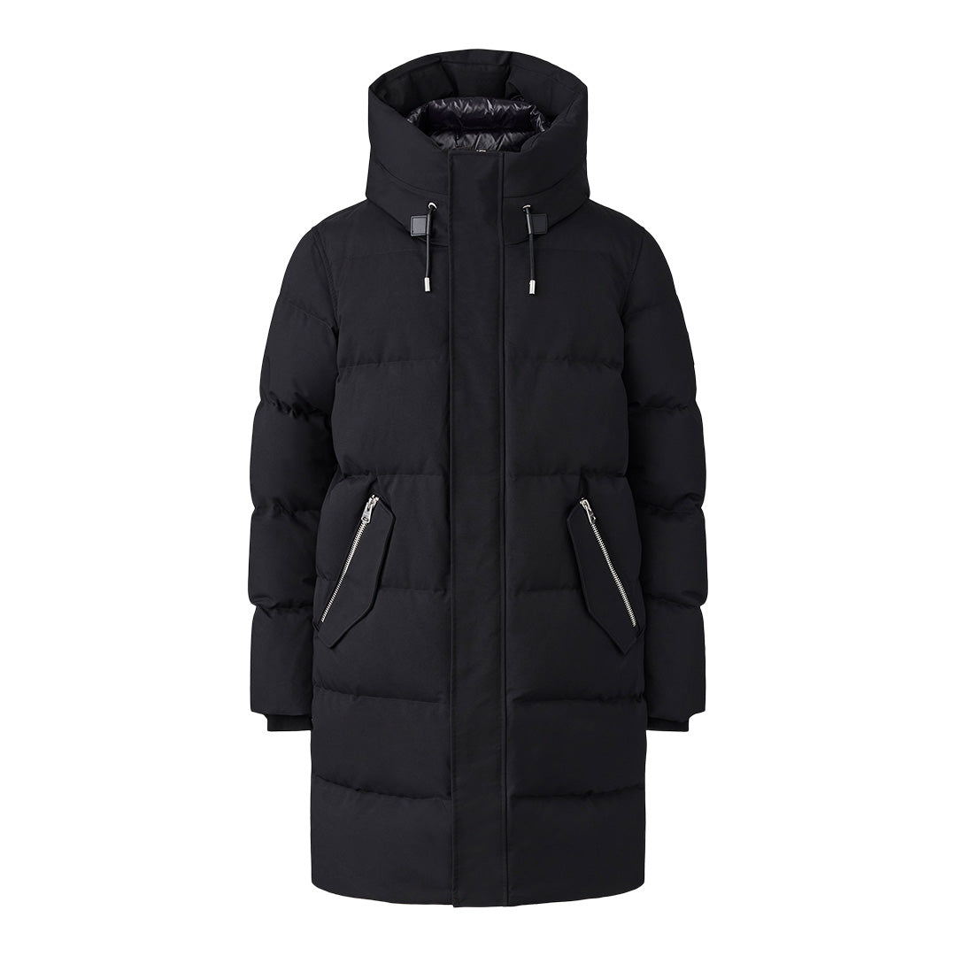 Mackage Antoine 2-in-1 Recycled Down Parka With Removable Bib Black, Size: