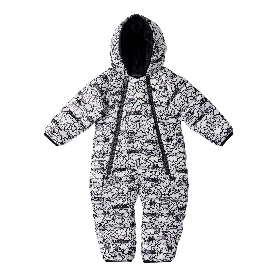 Mackage Bambi-ml Recycled Washable Down Snowsuit For Babies (3-24 Months) Print, Size: