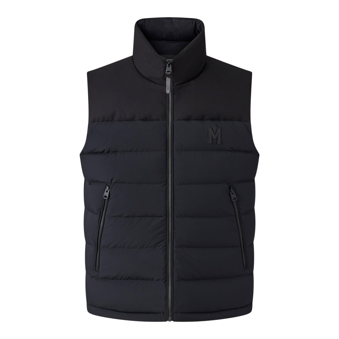 Mackage Bobbie Agile-360 Stretch Light Down Vest With Stand Collar Size: