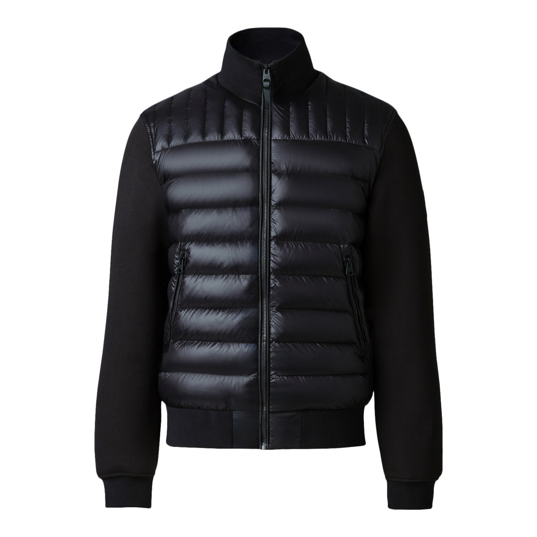 Mackage Collin-r Nano Down Mixed Media Bomber Jacket Size: