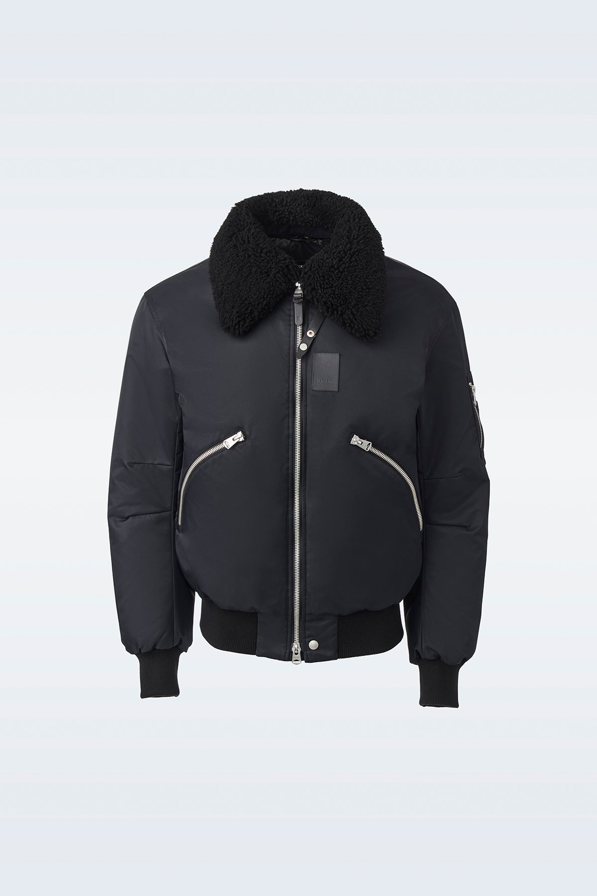 Frank, Double-face jersey bomber jacket with hood for men