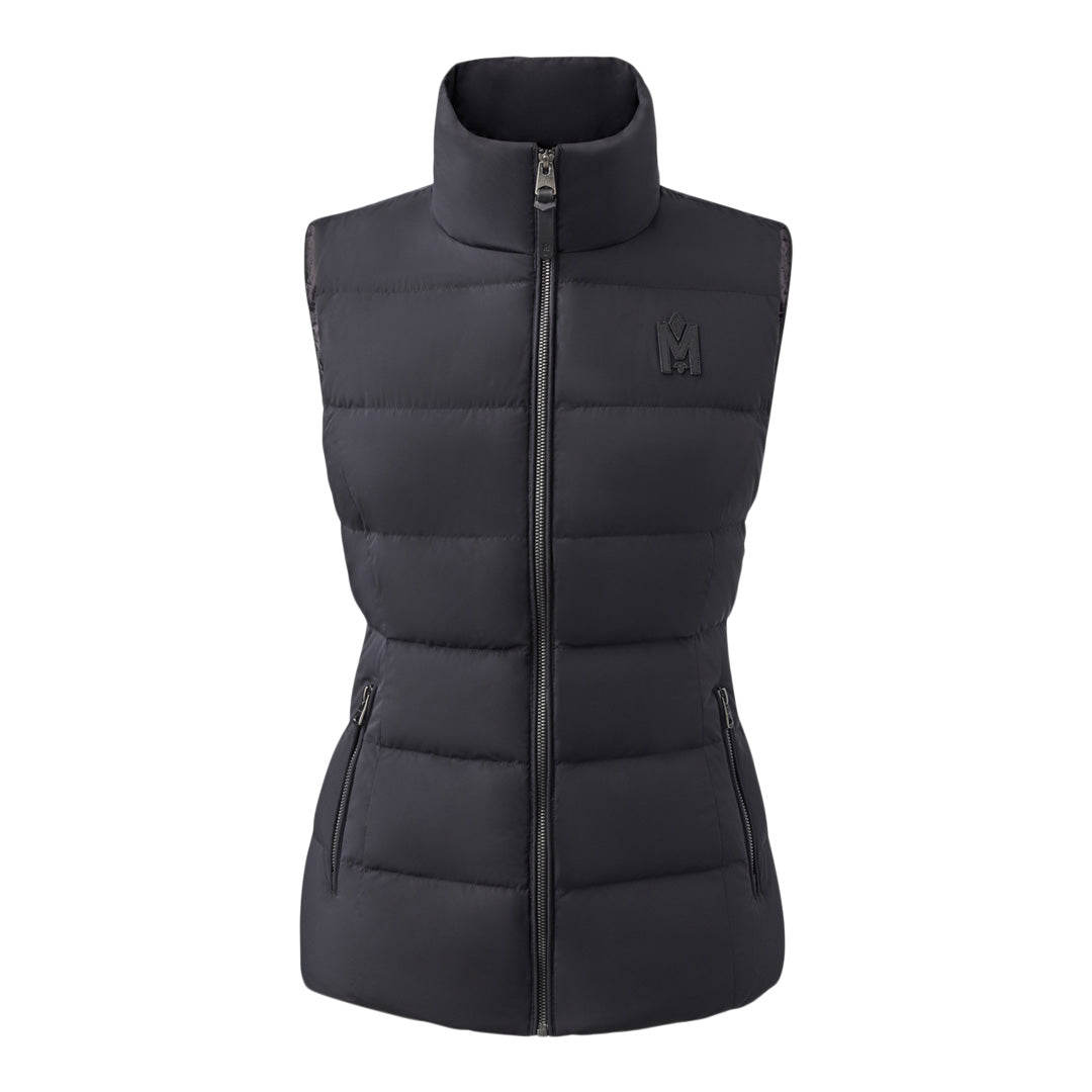 Mackage Gisela Stretch Light Down Vest With Stand Collar Size: