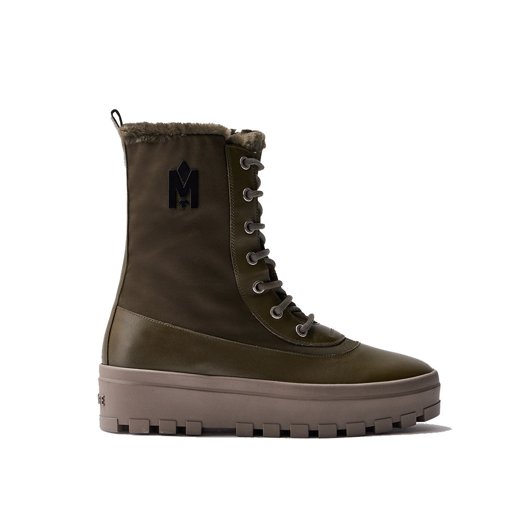 Mackage Hero Shearling-lined Winter Boot For Men Army, Size: