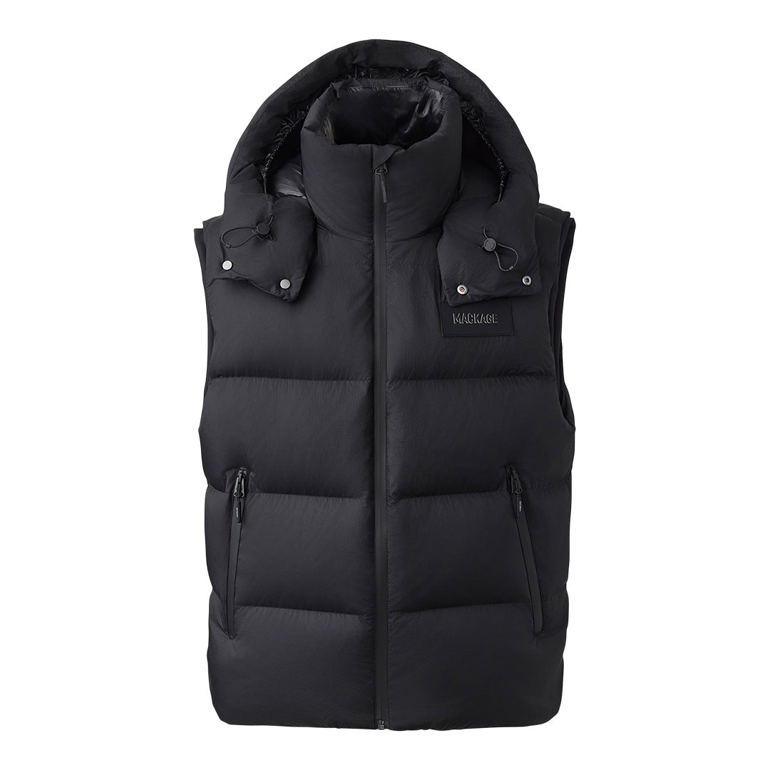 Mackage Hugh Down Vest With Removable Hood Size: