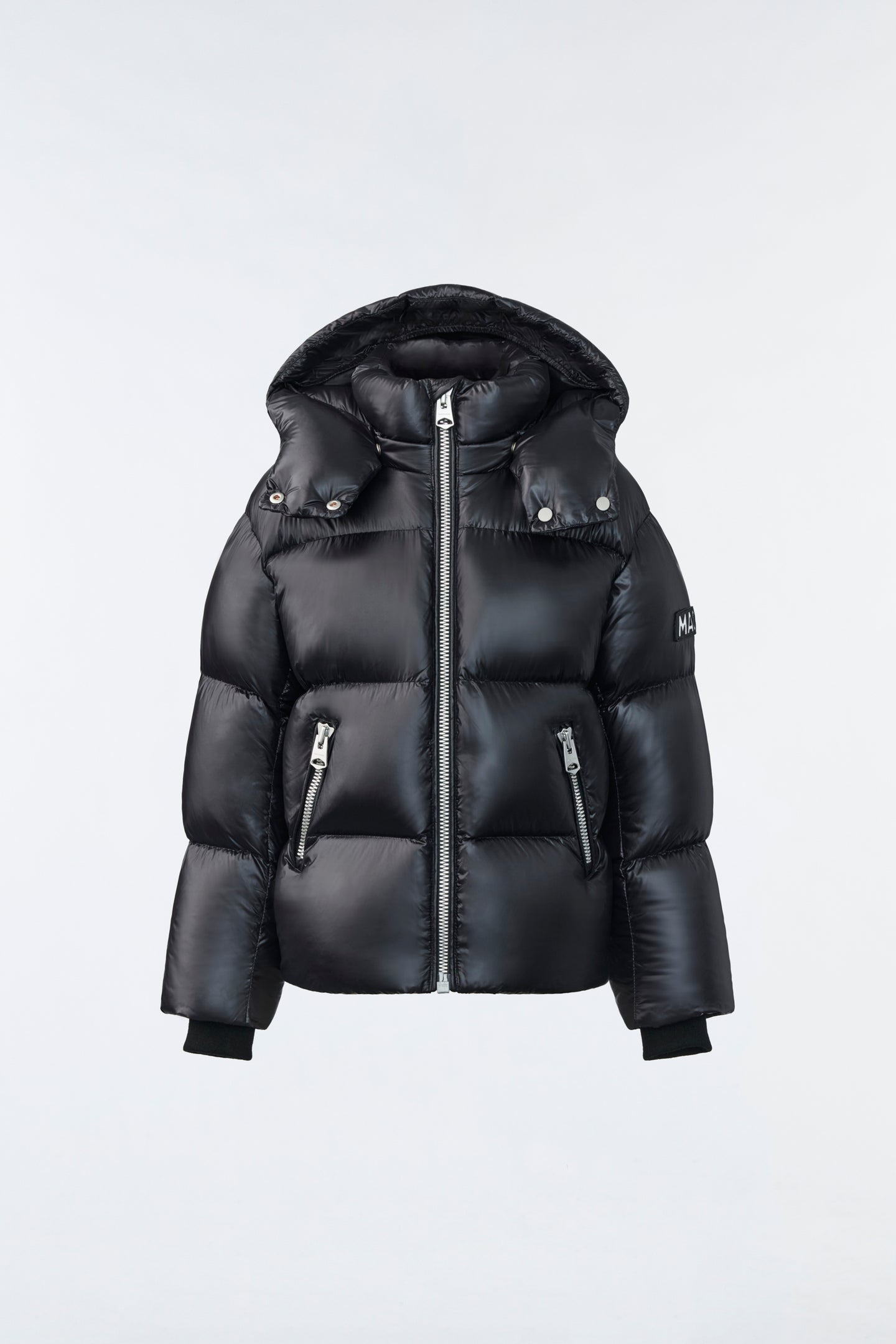 Victor, Lustrous light down jacket with hood for men