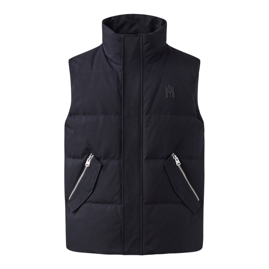 Mackage Joseph Nordic Tech Down Vest With Funnel Collar Black, Size: