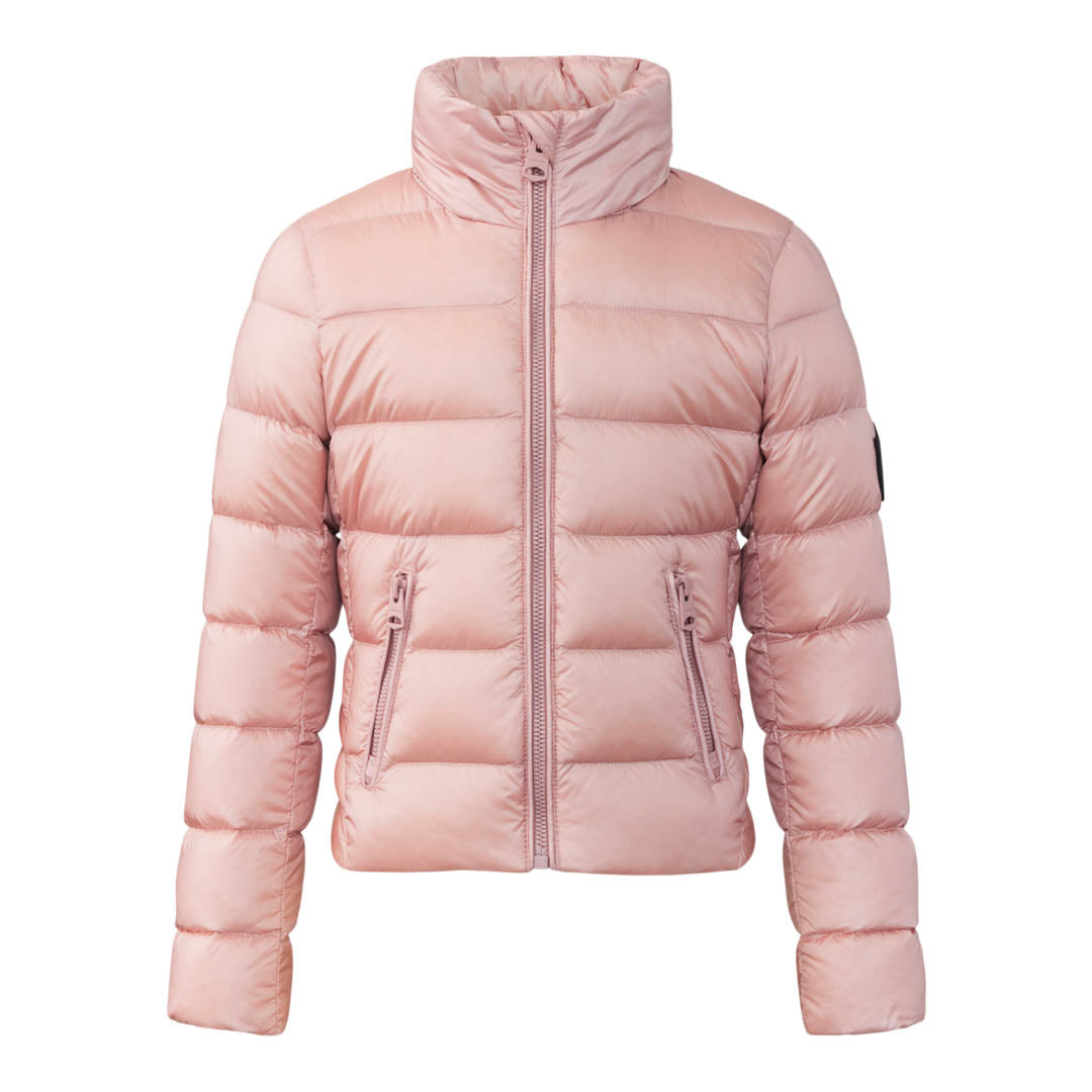 Mackage Kassidy E3-lite Down Jacket With Peplum For Kids (8-14 Years) Rose, Size: