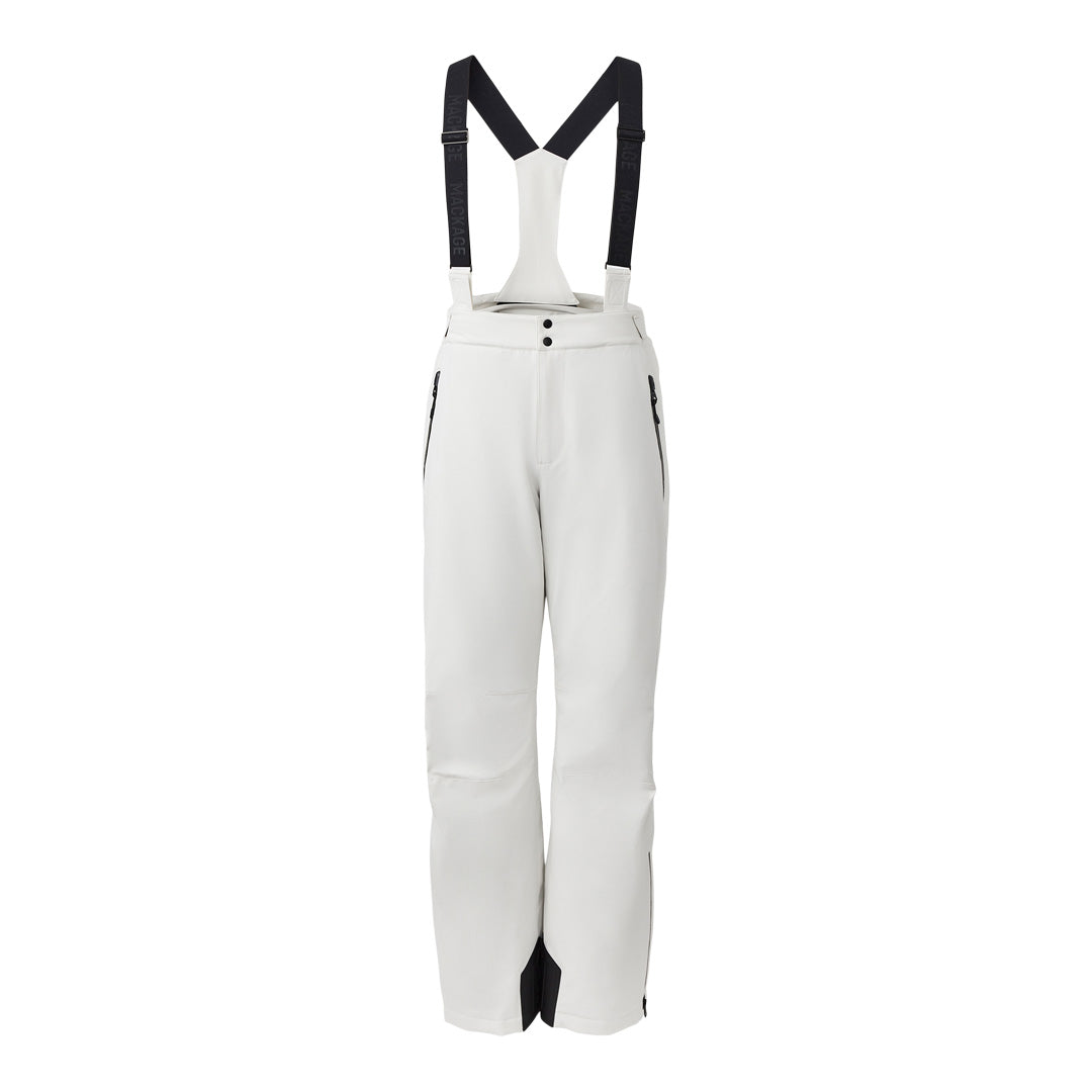 Mackage Kenyon Ski Pant With Removable Suspenders Porcelain Grey, Size: