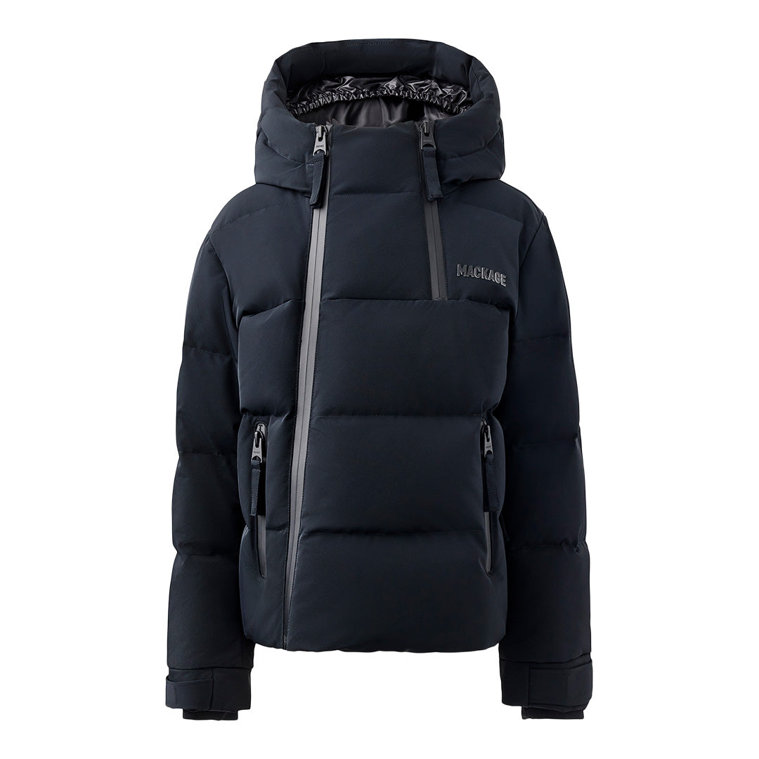 Mackage Leland-t Lightweight Down Ski Jacket With Hood For Toddlers (2-6 Years) Size: