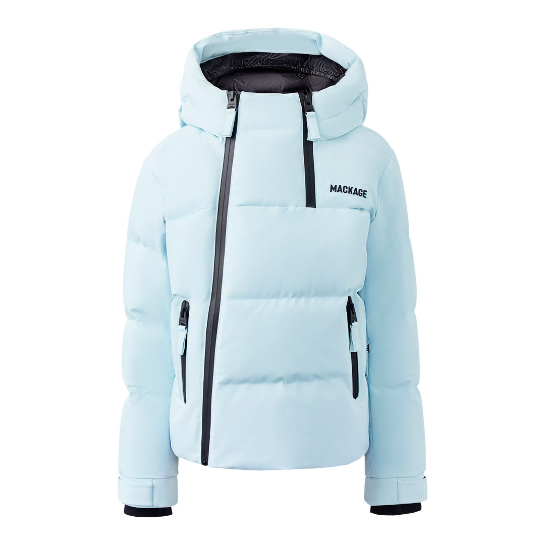 Mackage Leland Lightweight Down Ski Jacket With Hood For Kids (8-14 Years) Size:
