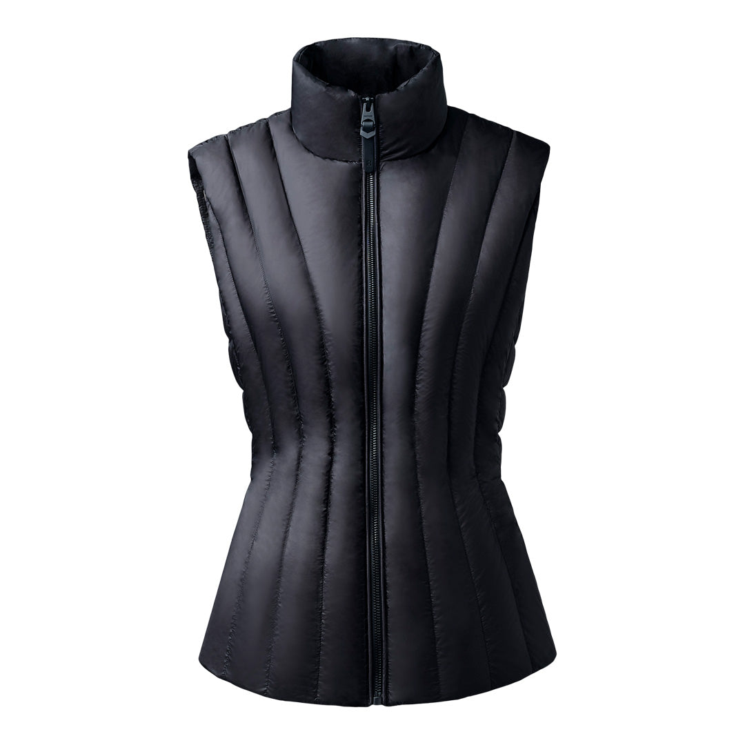 Mackage Lilyan Light Down Vertical Quilted Vest Size: