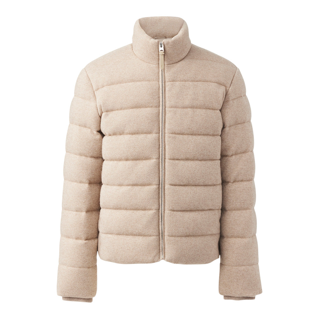 Mackage Scott Light Down Jacket With Cashmere Blend Shell Size:
