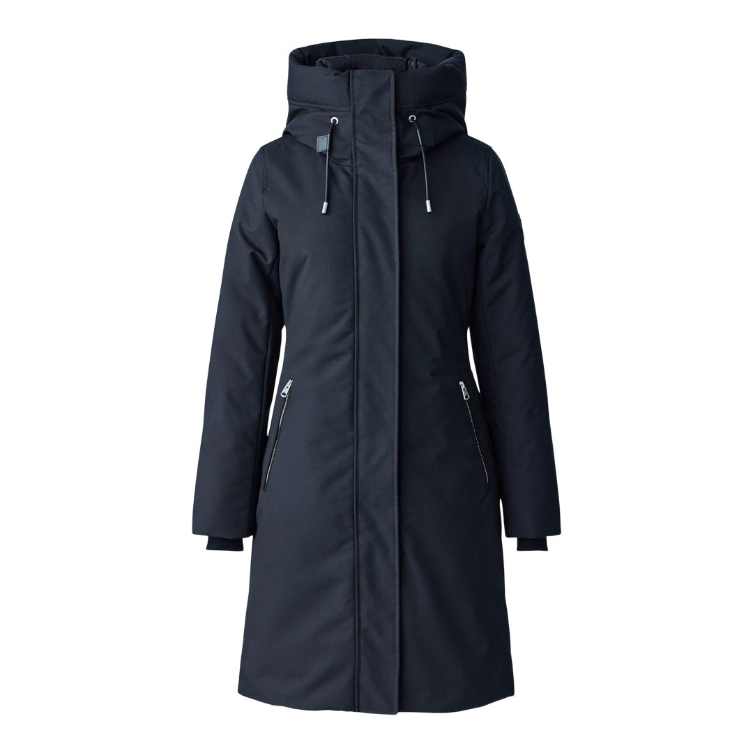 Mackage Shiloh 2-in-1 Fitted Down Coat With Removable Bib Black, Size: