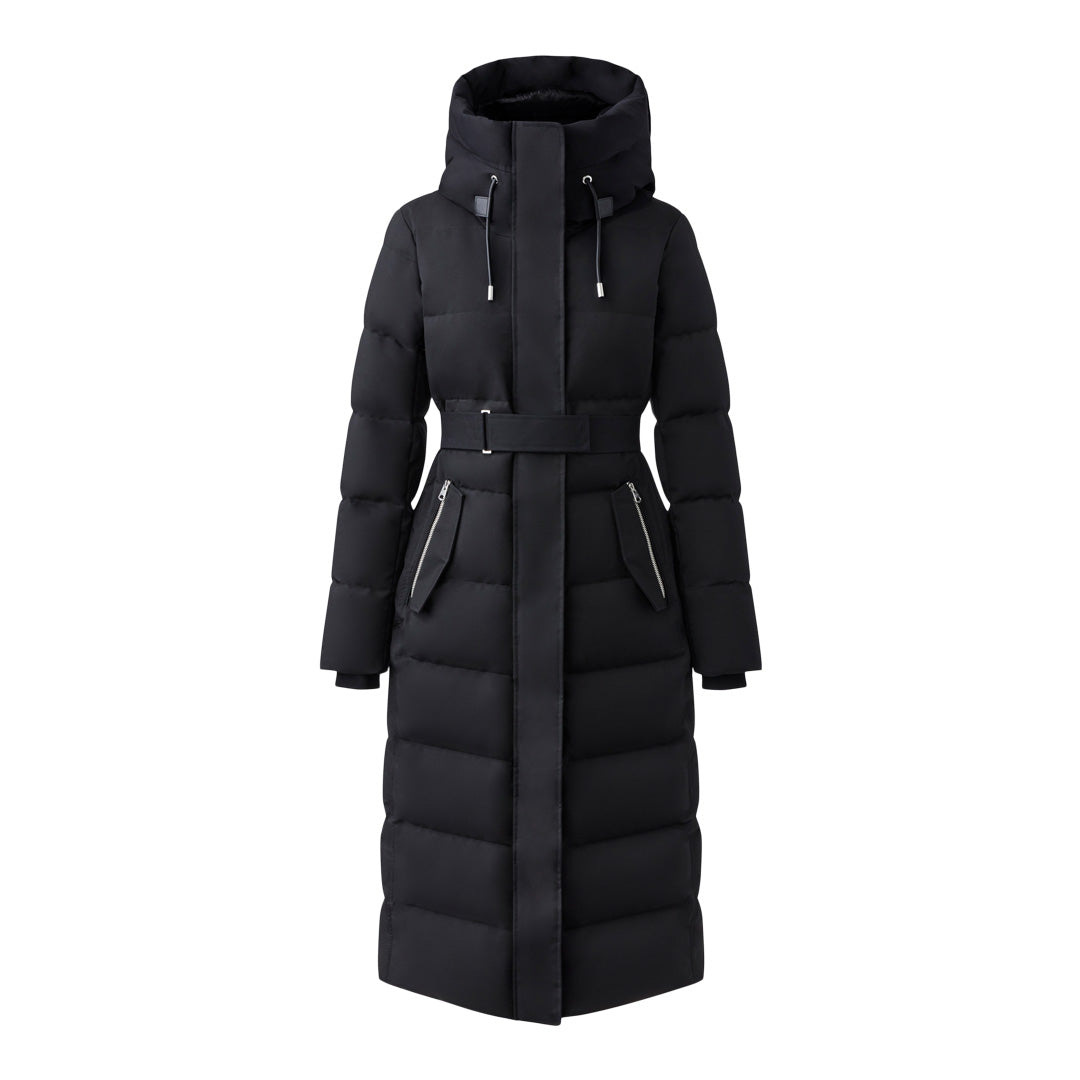 Mackage Shyla 2-in-1 Down Coat With Removable Bib Black, Size: