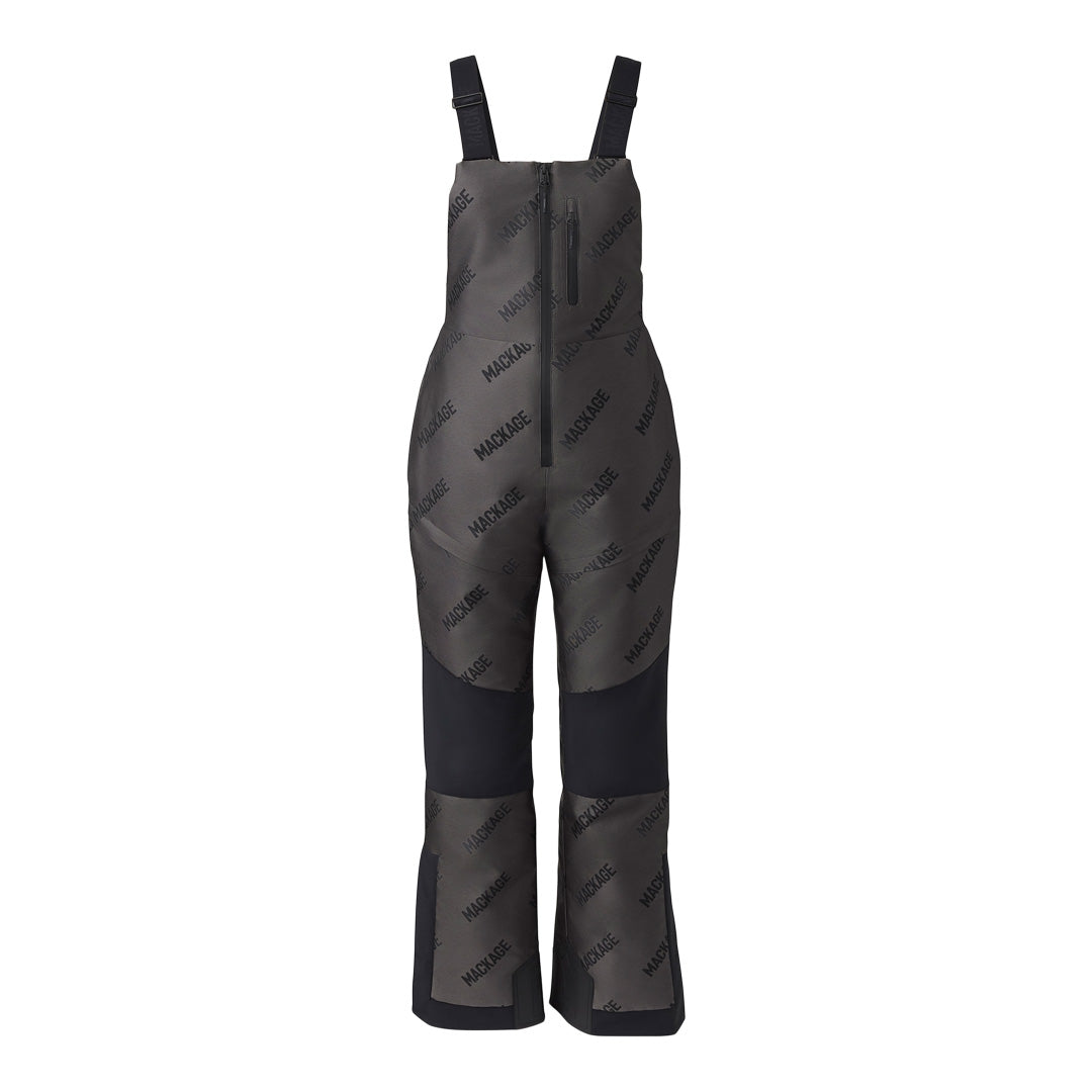 Mackage Vinya 2-layer Membrane Ski Pants With Jacquard Logo Pattern Carbon, Size: