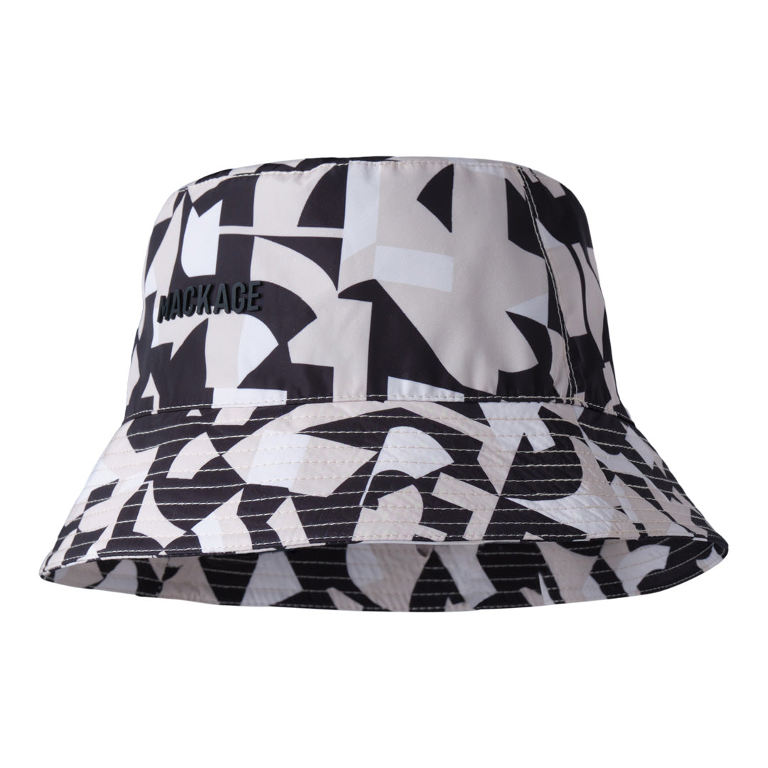 Mackage Wolffe-pr Abstract Geometric Bucket Hat Black, Size: