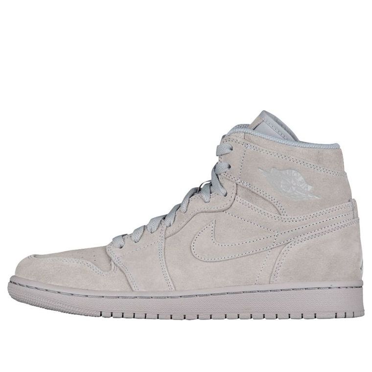  Air Jordan 1 Retro High 'Grey Suede' 332550-031 Vintage Sportswear 