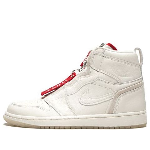  (WMNS) Anna Wintour x Air Jordan 1 Retro High Zip 'Sail' BQ0864-106 Epoch-Defining Shoes 