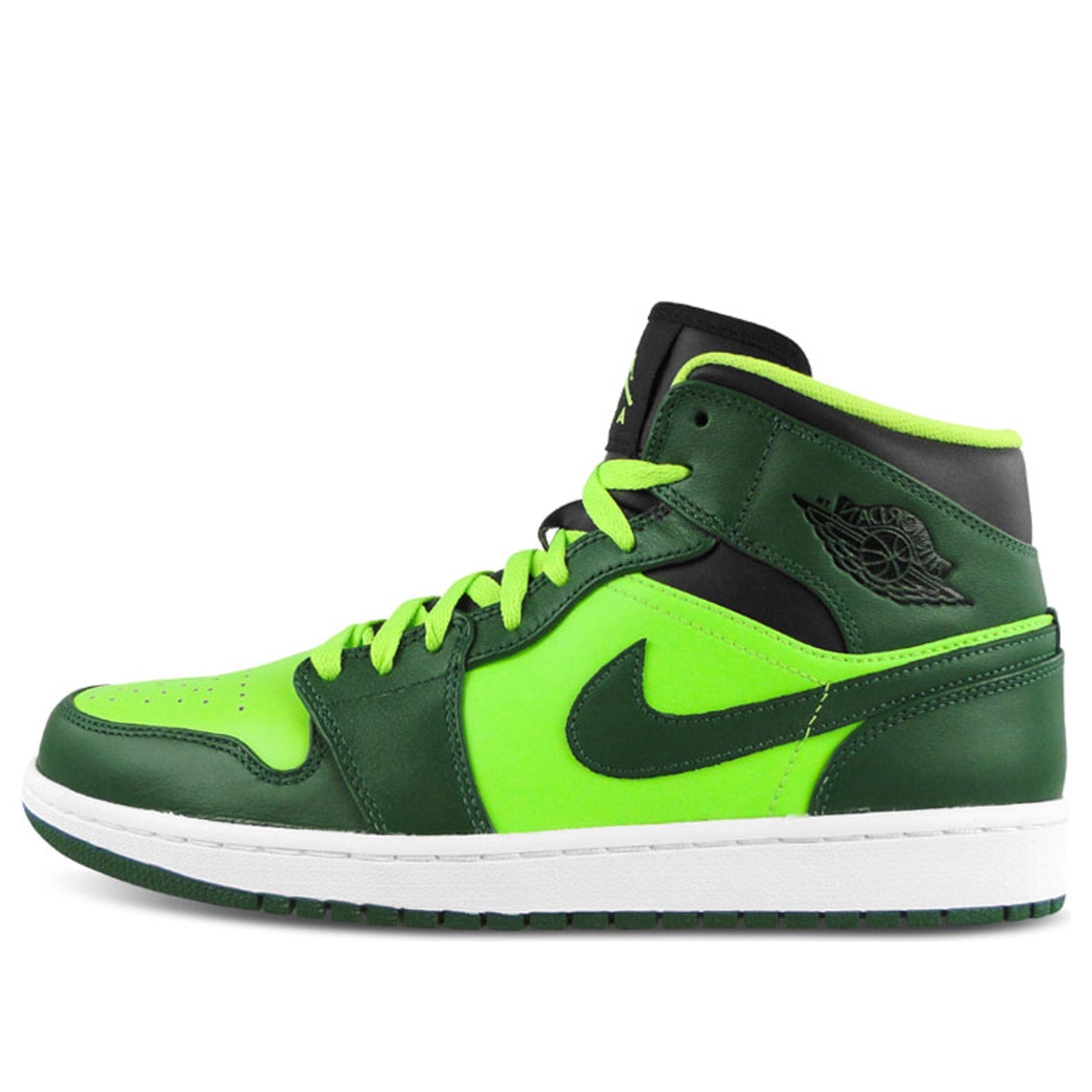  Air Jordan 1 Mid 'Hulk' 554724-330 Classic Sneakers 